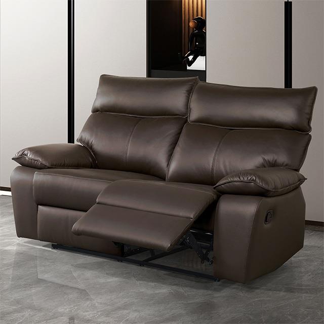  Furniture of America Onoria FM69008BR-LV-M Manual Recline Loveseat IMAGE 1