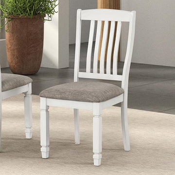  Furniture of America Pendola FM3427WH-SC-2PK Set Of 2 Side Chair IMAGE 1