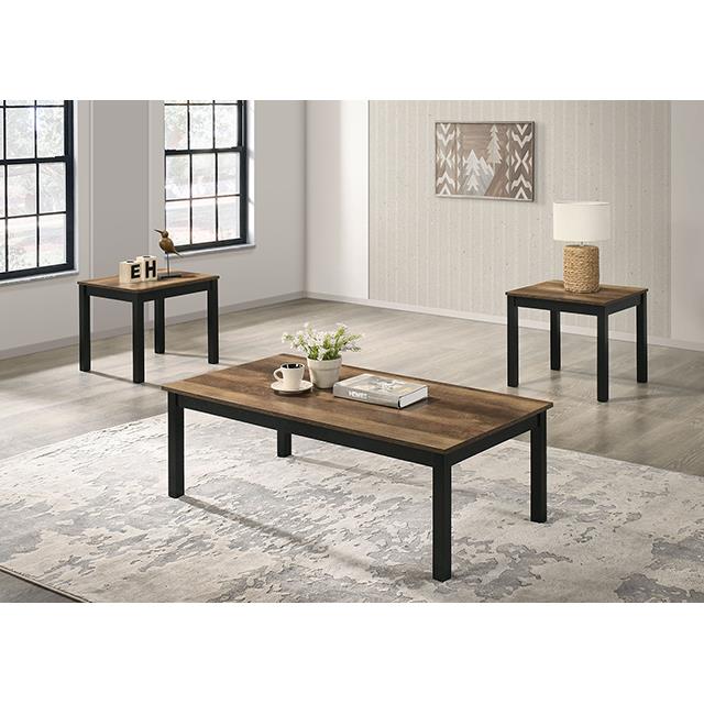  Furniture of America Findlay FM42900BR-3PK 3 Pc Table Set IMAGE 1