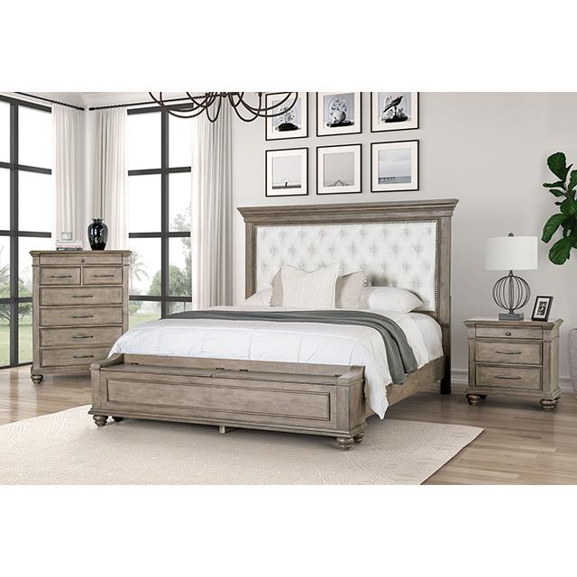  Furniture of America Philomath FM7430BR-EK-BED King Bed IMAGE 3