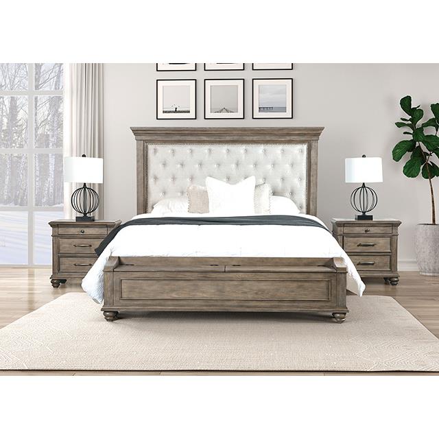  Furniture of America Philomath FM7430BR-EK-BED King Bed IMAGE 4