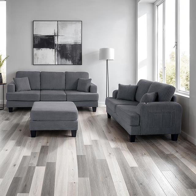  Furniture of America Moretaine SL6932DG-SF-PK Sofa IMAGE 2