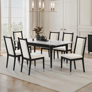  Furniture of America Maidstone FM32001BK-T-5PC 5 Pc Dining Table Set IMAGE 1