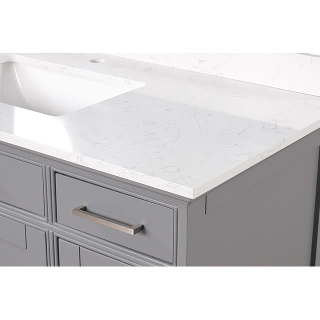  Furniture of America Soline TM-CT003WH-48+03GY Vanity Set IMAGE 1