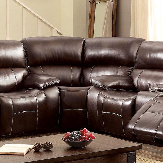  Furniture of America Ruth CM6783BR-CNR Corner Chair IMAGE 1