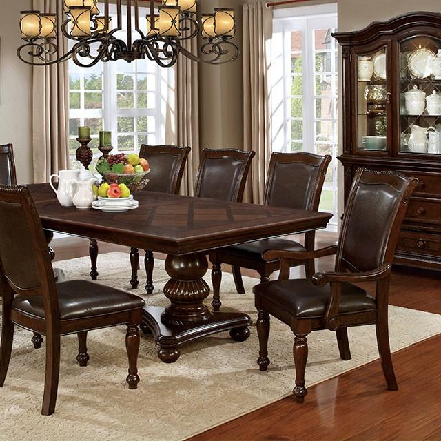  Furniture of America Alpena CM3350T-7PC 7 Pc Dining Table Set IMAGE 3