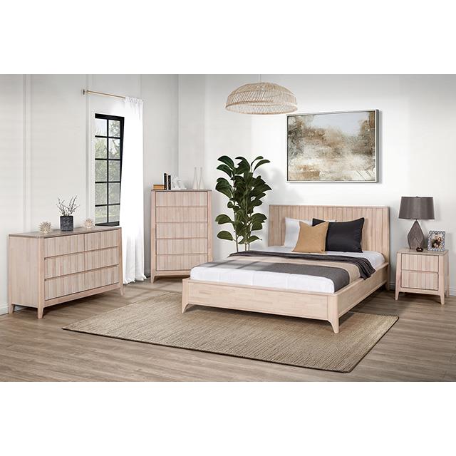  Furniture of America Gervais FM7105WH-T-BED Twin Bed IMAGE 2