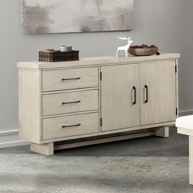  Furniture of America Hagerman FM3410NT-SV Sideboard IMAGE 1
