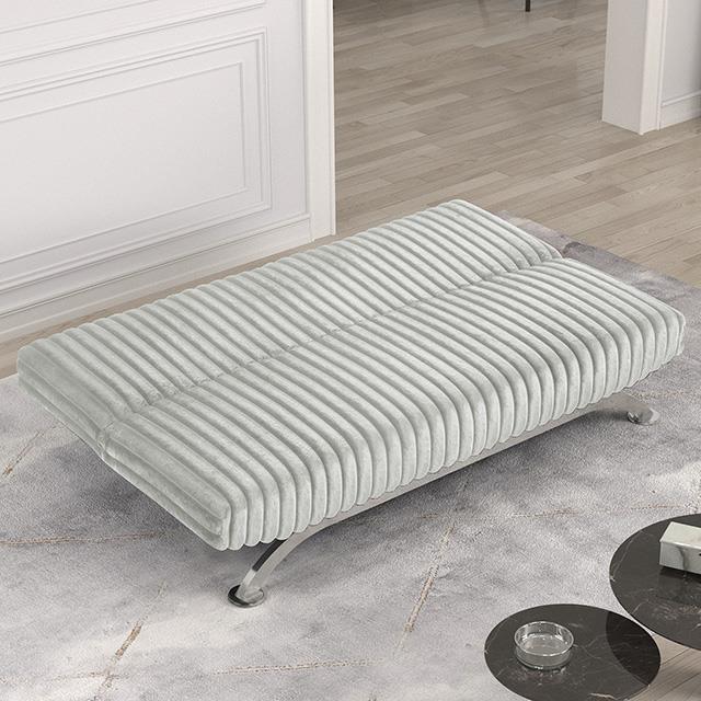  Furniture of America Villeneuve FM2906LG Futon Sofa Bed IMAGE 1