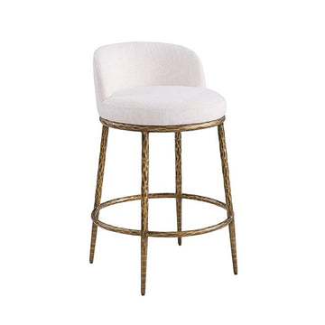  Furniture of America Rilva FM37014GD-PC Counter Height Stool IMAGE 1