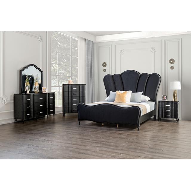  Furniture of America Melodi Parc FM7416BK-EK-BED King Bed IMAGE 2