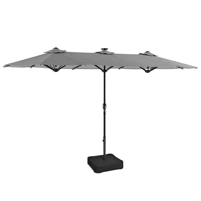  Furniture of America Musa GM-3007GR Rectangular Market Umbrella IMAGE 1