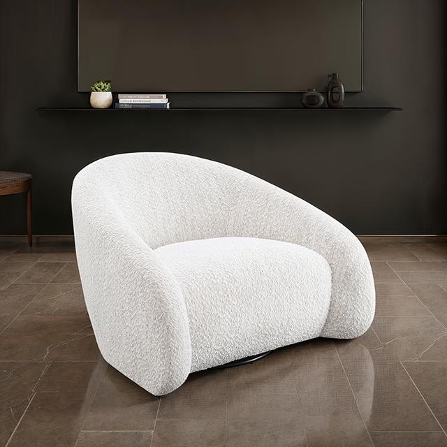  Furniture of America Kyria FM-AC6012BG-SW Swivel Chair IMAGE 2