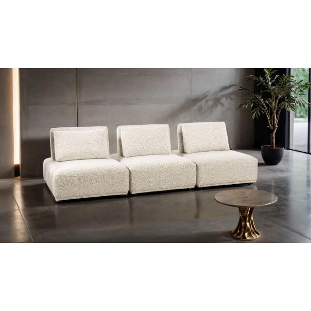  Furniture of America Stavanger FM63001BG-A 3-Seater IMAGE 1