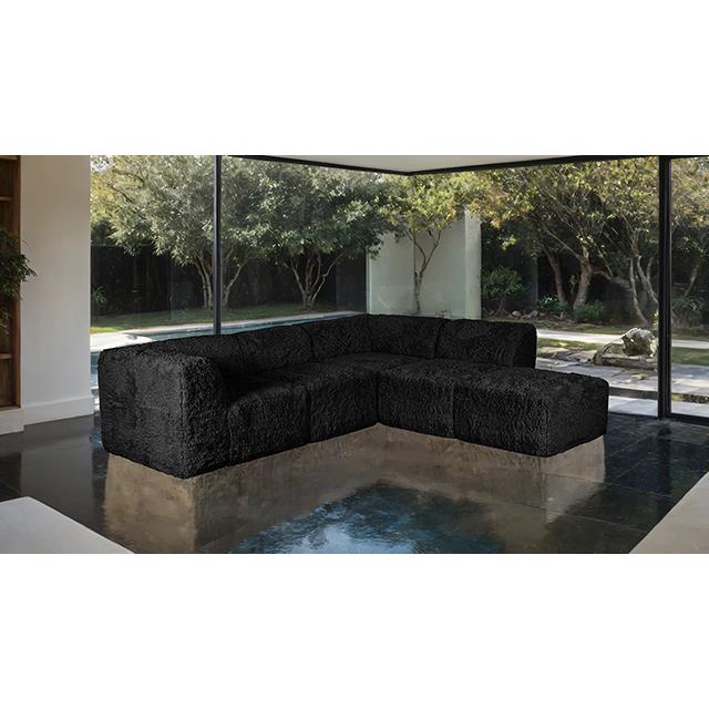  Furniture of America Nappi FM62102BK-SECT-B L-Sectional IMAGE 1