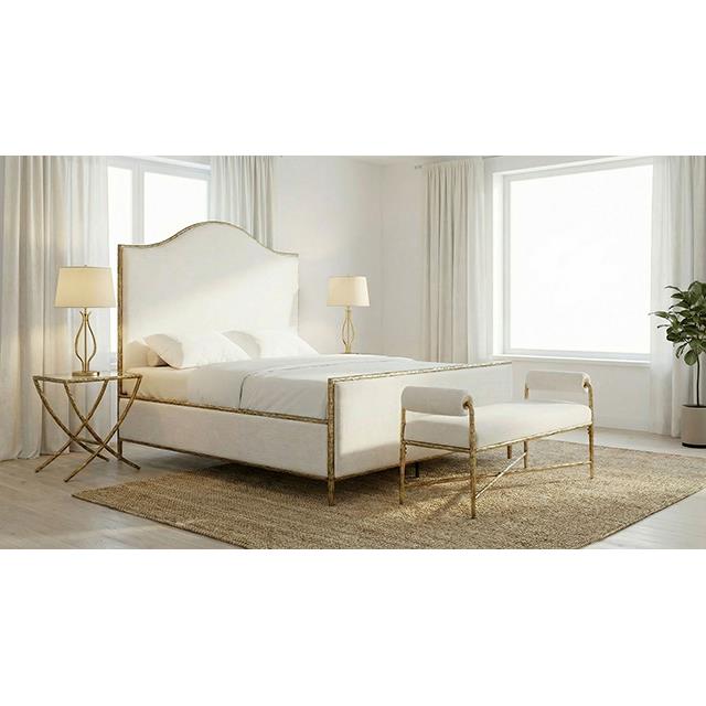  Furniture of America Vilna FM-AC8032GD-ST-3A Side Table IMAGE 1
