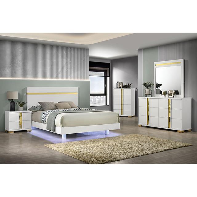 Furniture of America Lillestrom FM7217WH-F-BED Full Bed IMAGE 1