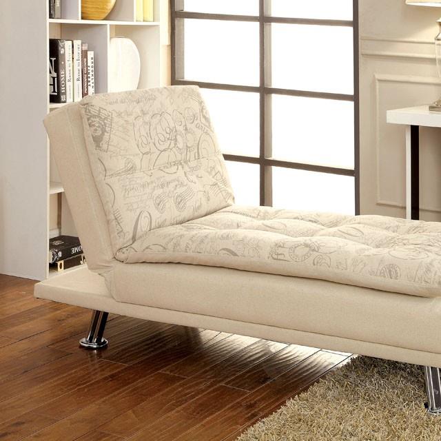  Furniture of America Hauser CM2677WT-CE Chaise IMAGE 1