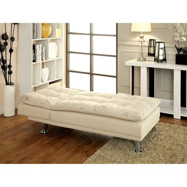  Furniture of America Hauser CM2677WT-CE Chaise IMAGE 1