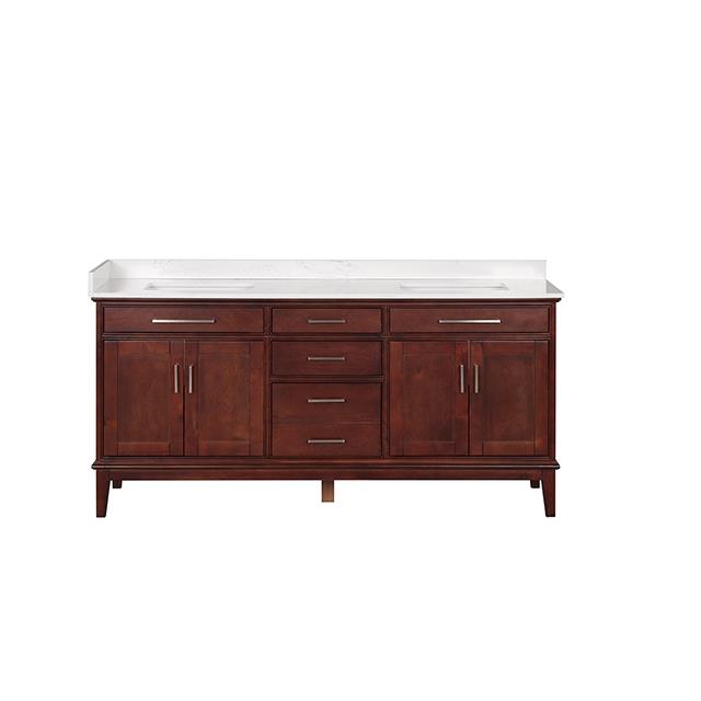  Furniture of America Almeria TM-CT005WH-72+07CH Vanity Set IMAGE 1