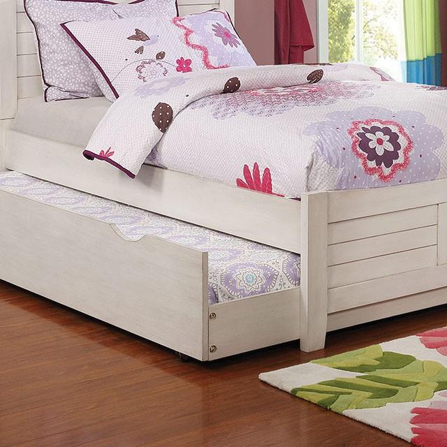  Furniture of America Brogan CM7517WH-TR Trundle IMAGE 1