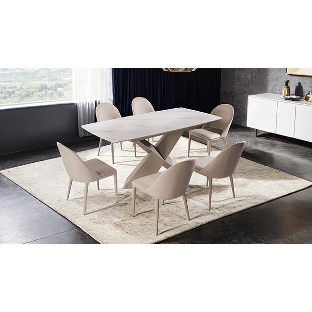  Furniture of America Lenvik FM3700BR-SC-2PK Set Of 2 Side Chair IMAGE 1