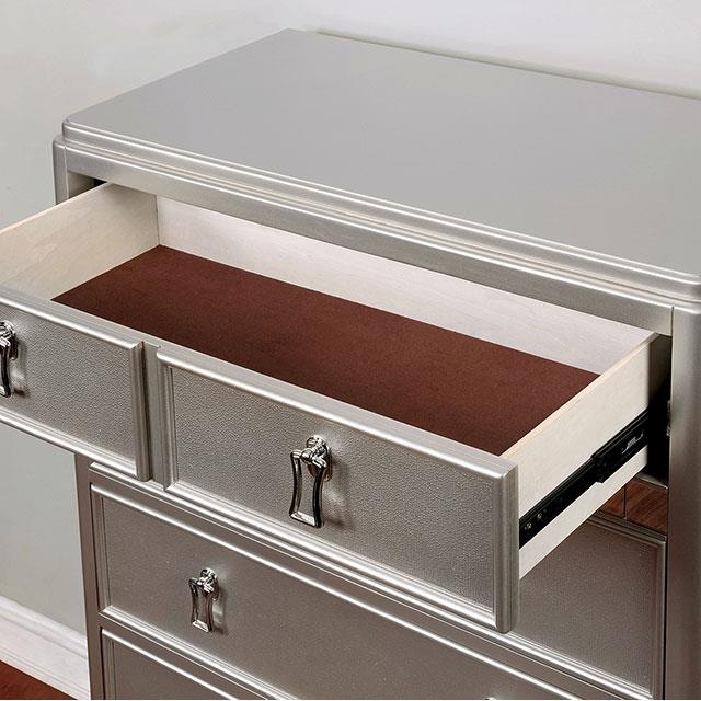  Furniture of America Avior CM7170SV-N Night Stand IMAGE 1