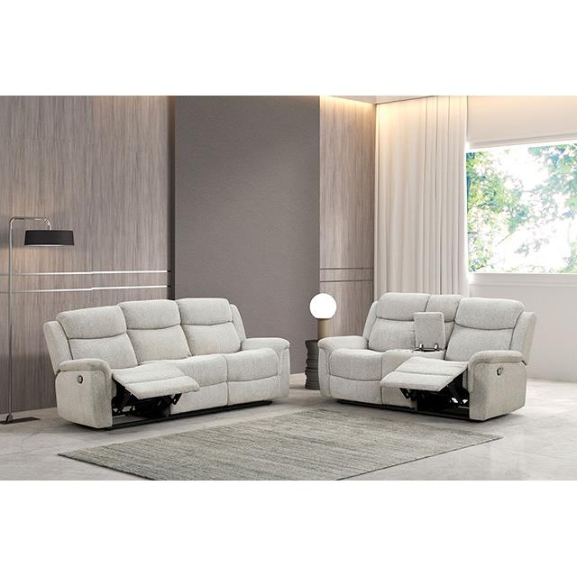  Furniture of America Sandbach FM6013LG-CH-M Manual Glider Recliner IMAGE 1