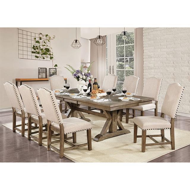  Furniture of America Julia CM3014T-7PC 7 Pc Dining Table Set IMAGE 1