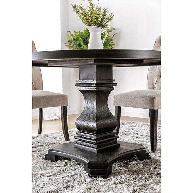  Furniture of America Nerissa CM3840RT-5PC-3564GY 5 Pc Dining Table Set IMAGE 1