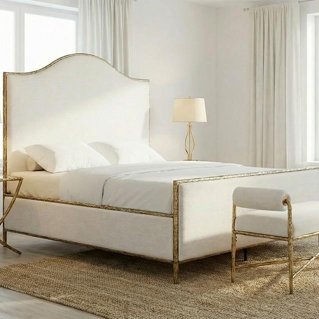 Furniture of America Vilna FM77001GD-EK-3A King Bed IMAGE 1