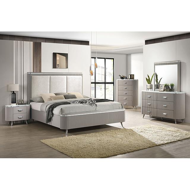  Furniture of America Aldridge FM7243GY-C Chest IMAGE 2