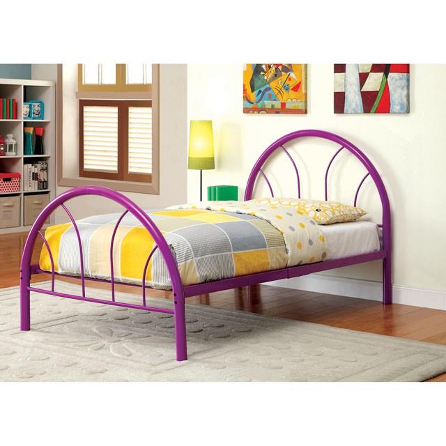  Furniture of America Rainbow CM7712PR-T Twin Bed IMAGE 1