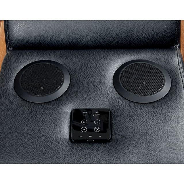  Furniture of America Kemina CM6833BK-CS Speaker Console IMAGE 1