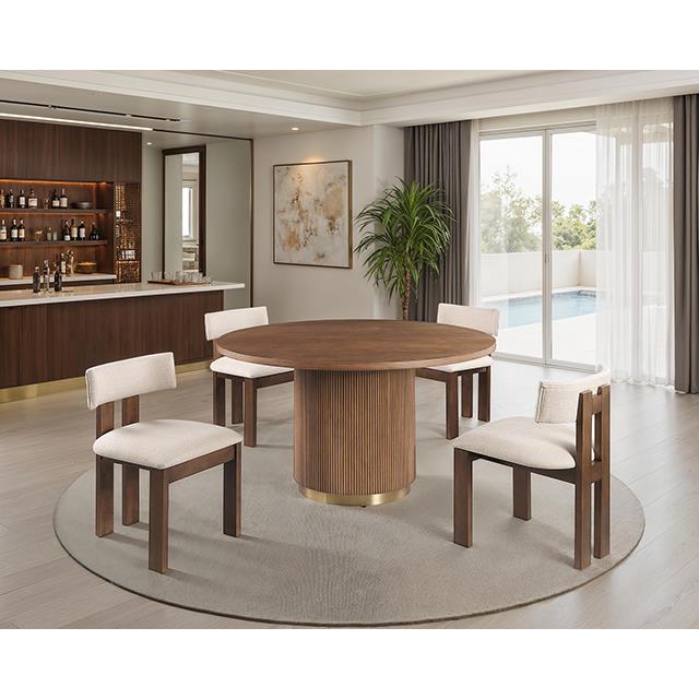  Furniture of America Frascone FM-GM700BR-T-5PC01BR 5 Pc Dining Table Set IMAGE 1