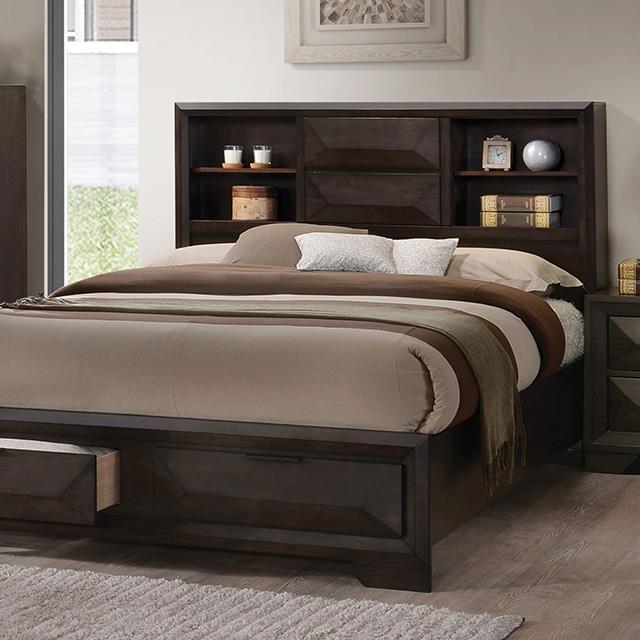  Furniture of America Caistor FM7233BR-Q-BED Queen Bed IMAGE 1