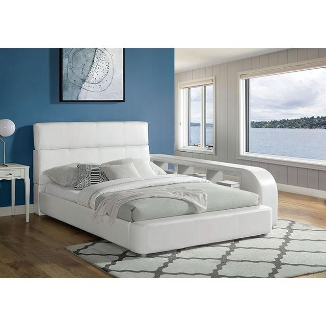  Furniture of America Vodice CM7513Q-BED+B Queen Bed with Bookcase IMAGE 2