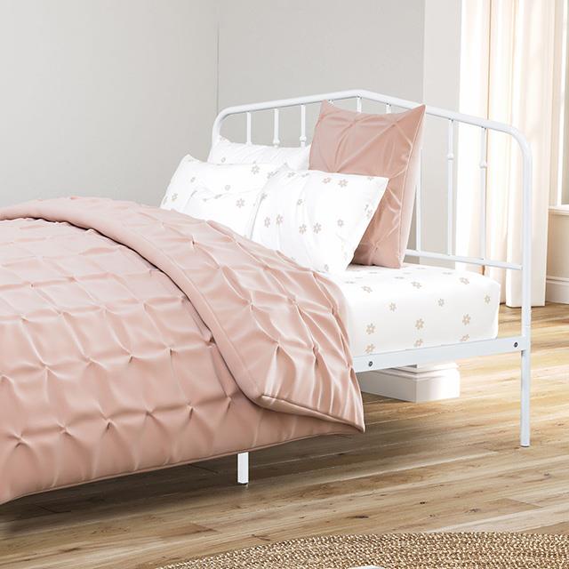  Furniture of America Nicoli FM7900WH-F Full Metal Bed IMAGE 1