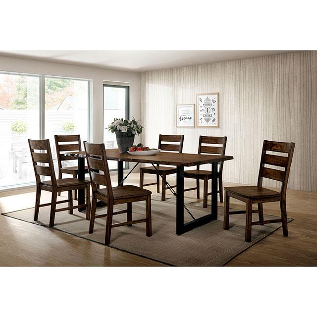  Furniture of America Dulce CM3604T-6PC 6 Pc Dining Table Set with Bench IMAGE 1