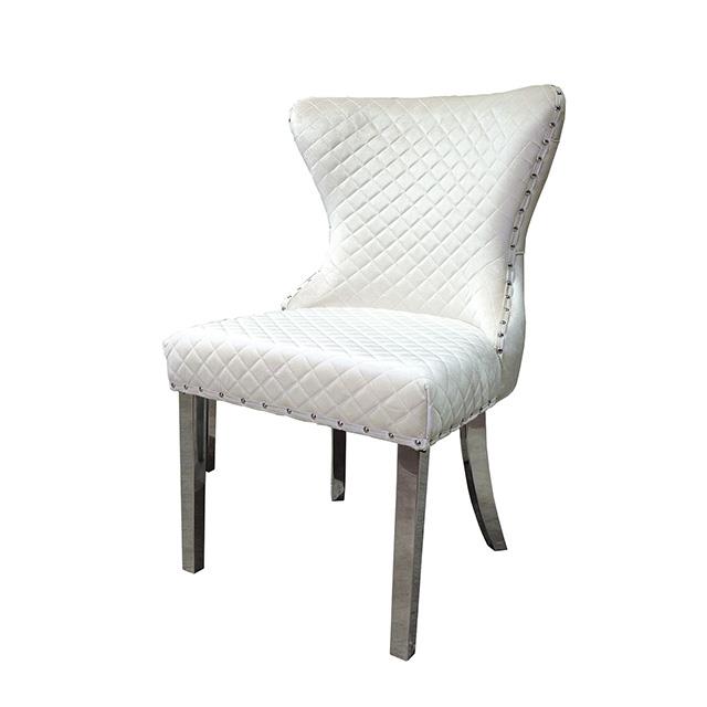  Furniture of America Portanova FM33014WH-SC-2PK Set Of 2 Chair IMAGE 1
