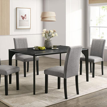 Furniture of America Amelio FM32009BK-T-5PC 5 Pc Dining Table Set IMAGE 1