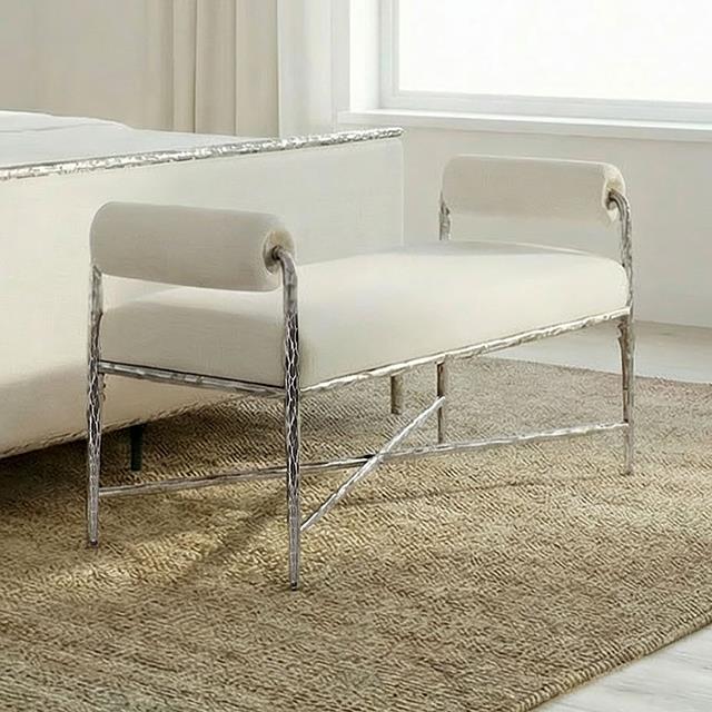  Furniture of America Vilna FM-AC8033GY-BN-3A Bench IMAGE 1