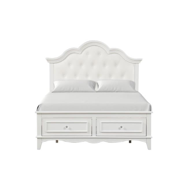  Furniture of America Naucalpan FM7456WH-T-BED Twin Storage Bed IMAGE 5