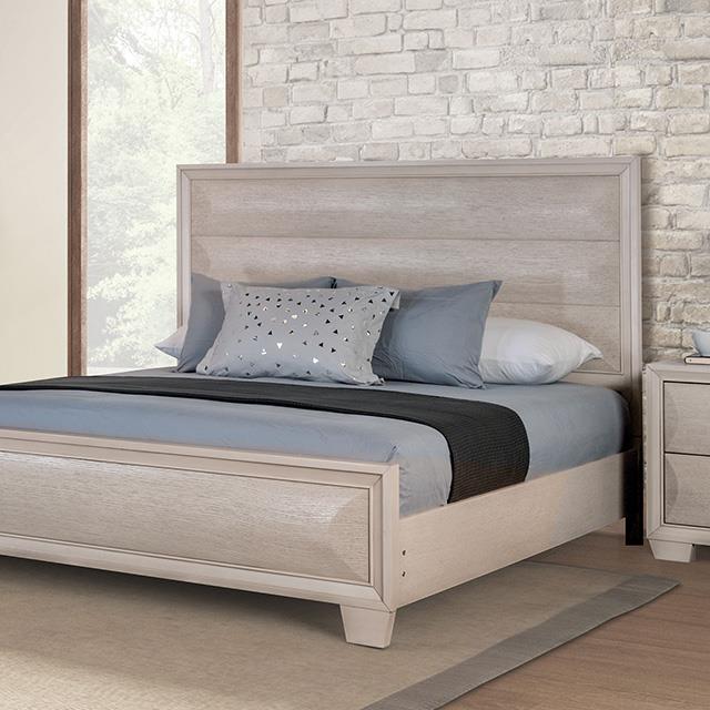  Furniture of America Hinwitz FM7399WH-Q-BED Queen Bed IMAGE 1