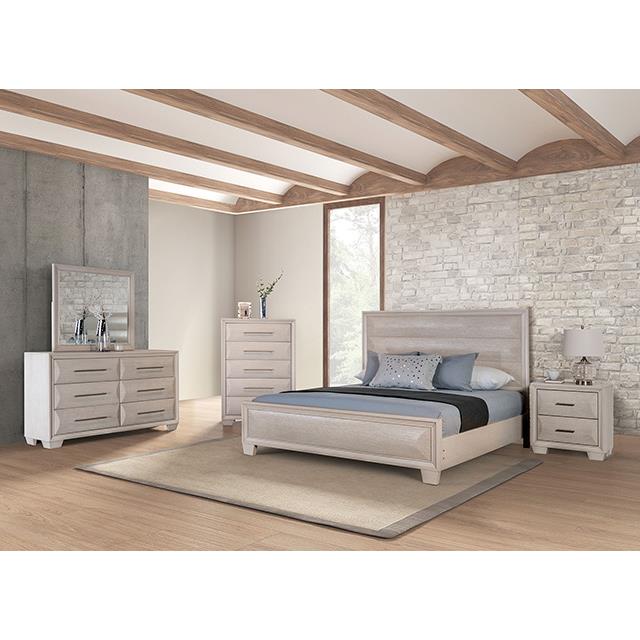  Furniture of America Hinwitz FM7399WH-Q-BED Queen Bed IMAGE 2