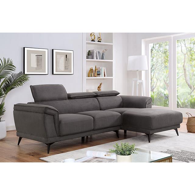  Furniture of America Napanee CM6254GY-AC Armless Chair IMAGE 2
