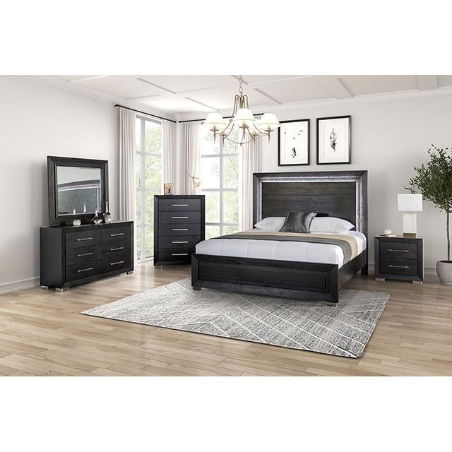  Furniture of America Ashbourne FM7415BK-Q-BED Queen Bed IMAGE 3