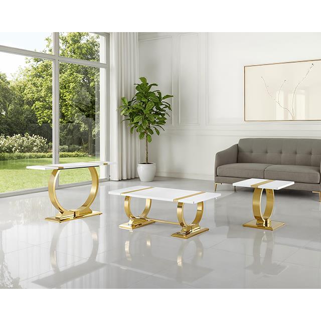  Furniture of America Horve FM47018GD-E End Table IMAGE 1
