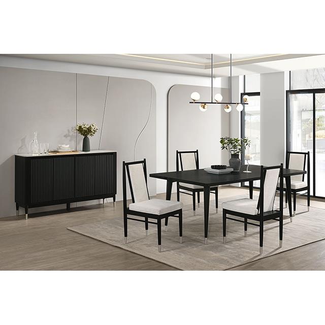  Furniture of America Margate FM32002BK-T Dining Table IMAGE 1