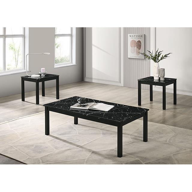  Furniture of America Findlay FM42900BK-3PK 3 Pc Table Set IMAGE 1